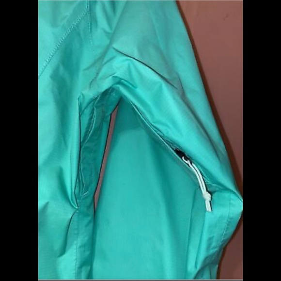 The North Face HyVent 2.5L Teal Full Zip Rain Jacket Size XS - Picture 3 of 3